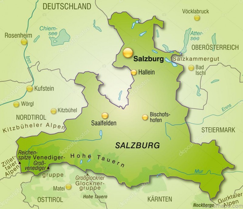 salzburg travel guide for tourist map of salzburg 2