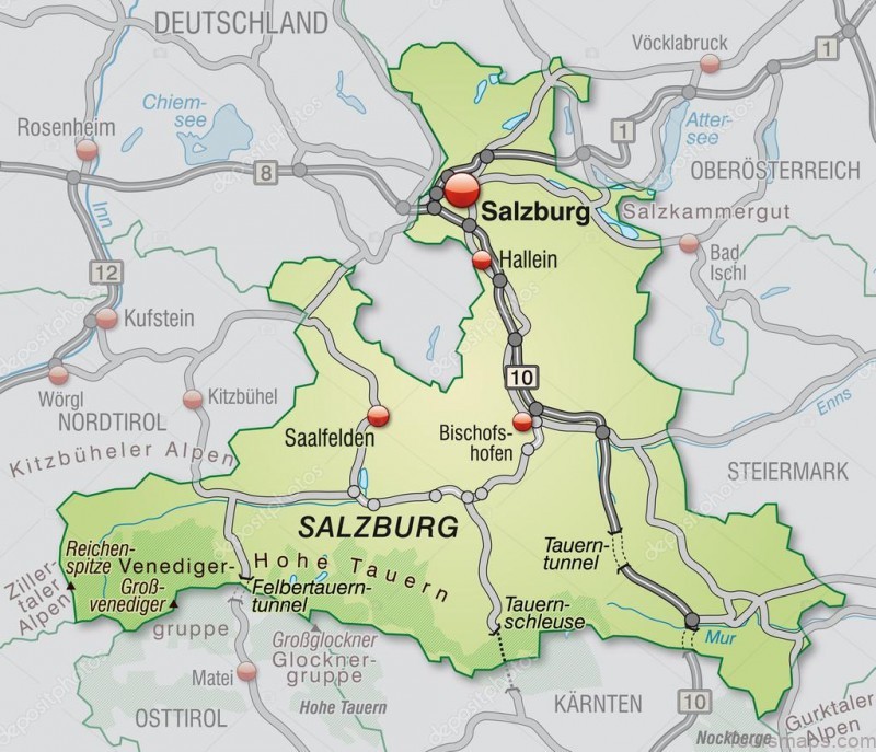 salzburg travel guide for tourist map of salzburg 3