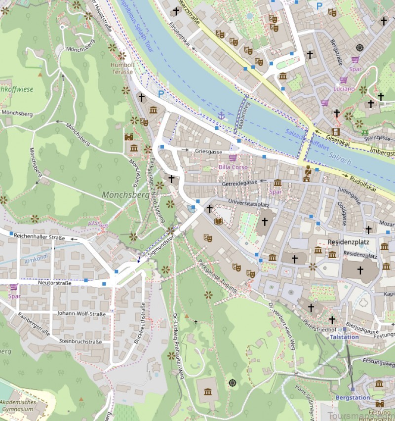 salzburg travel guide for tourist map of salzburg 9