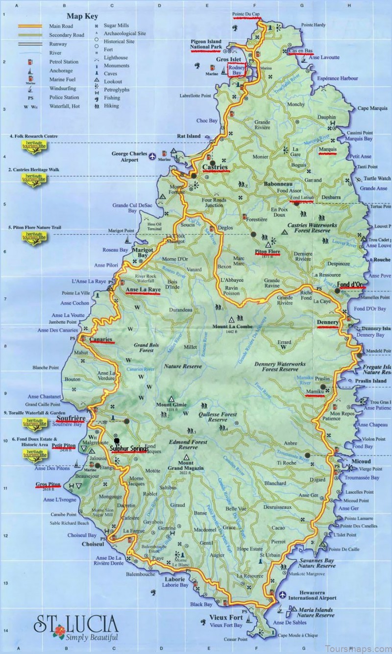 %name Santa Lucía Travel Guide: Map Of The Entire Town