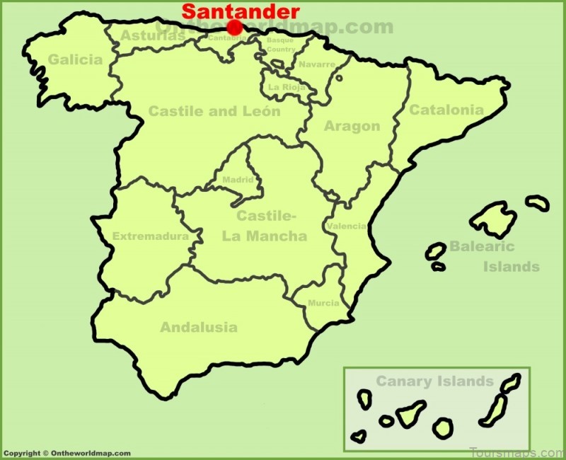 santander travel guide for tourist map of santander 3
