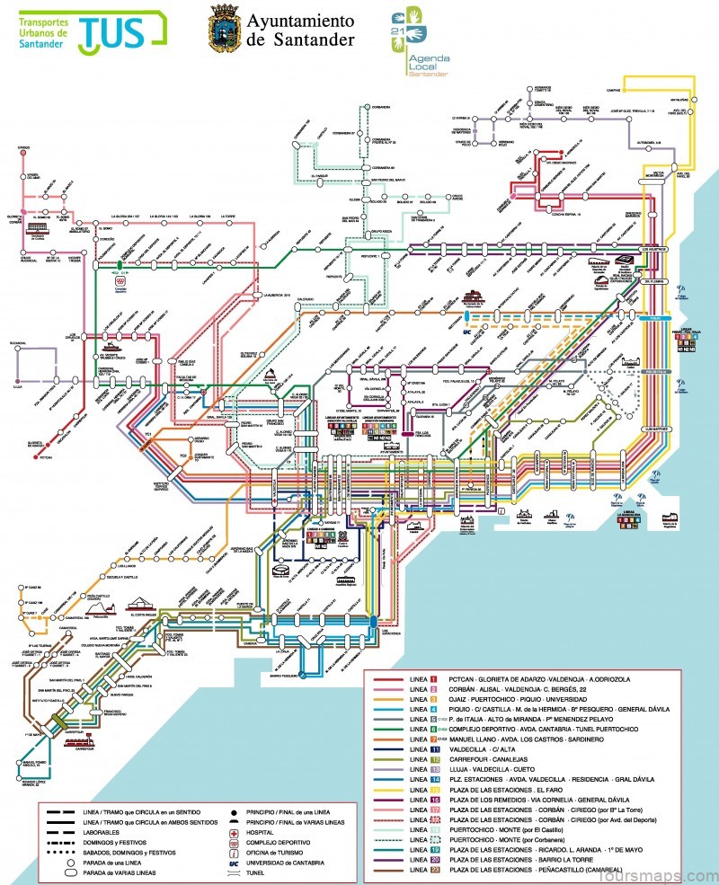 santander travel guide for tourist map of santander 5