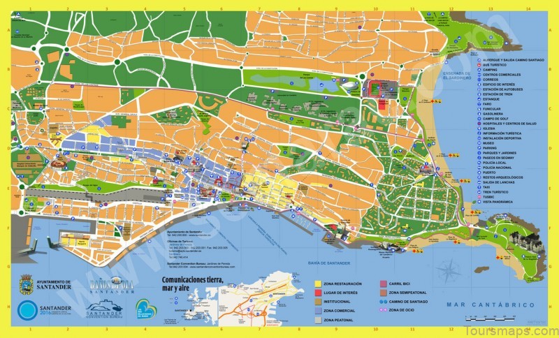 santander travel guide for tourist map of santander 6