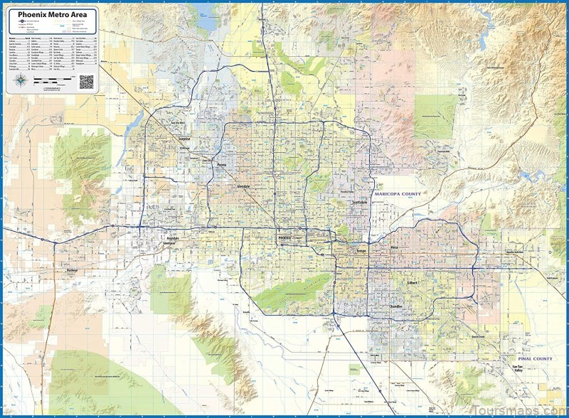 the map of phoenix metro area you need for almost anything 1