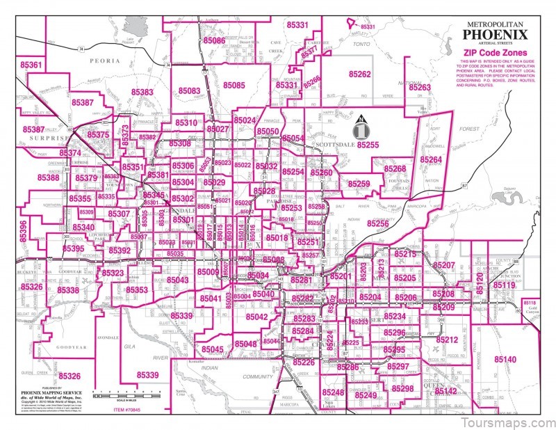 the map of phoenix metro area you need for almost anything 9
