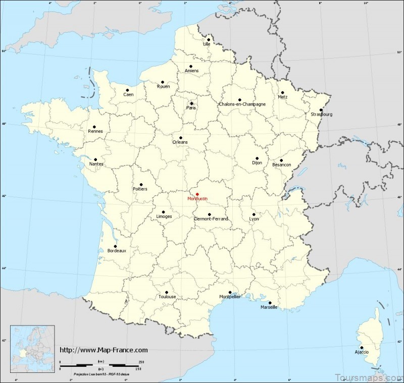 %name Guide For Tourists: Map Of Montluçon In France