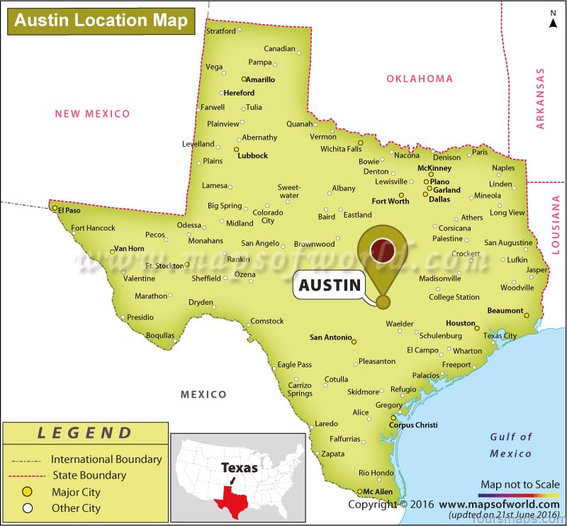 austin travel guide map of austin 2