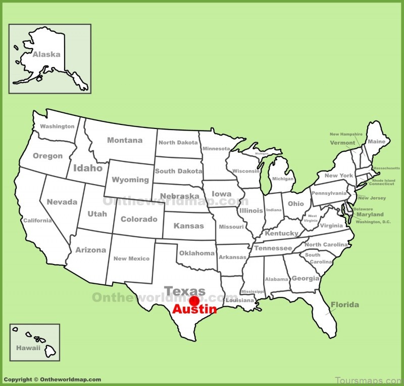 austin travel guide map of austin 3