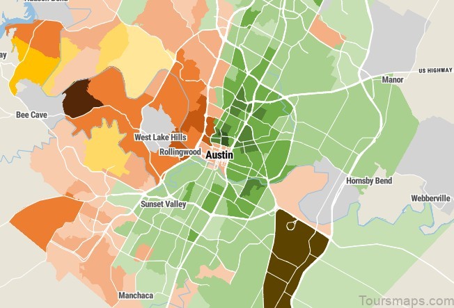 austin travel guide map of austin 4