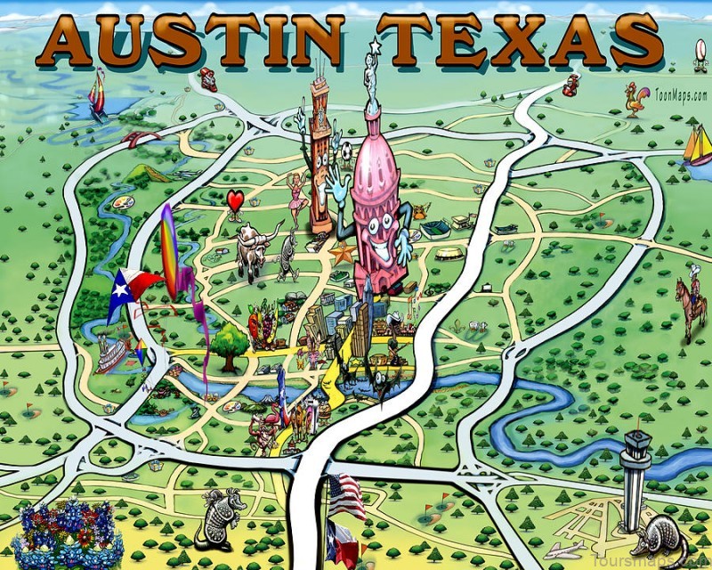austin travel guide map of austin 5