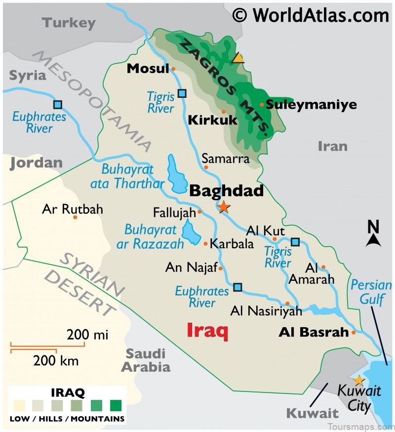 baghdad travel guide for tourists map of baghdad 4