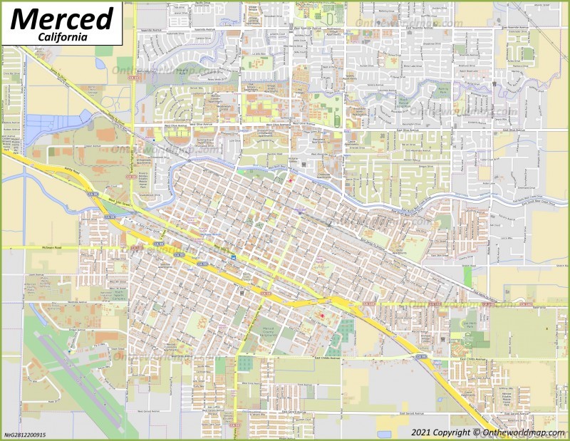merced travel guide for tourist map of merced 2