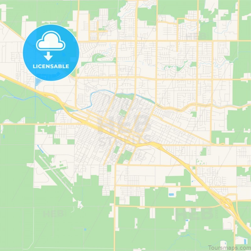 merced travel guide for tourist map of merced 3