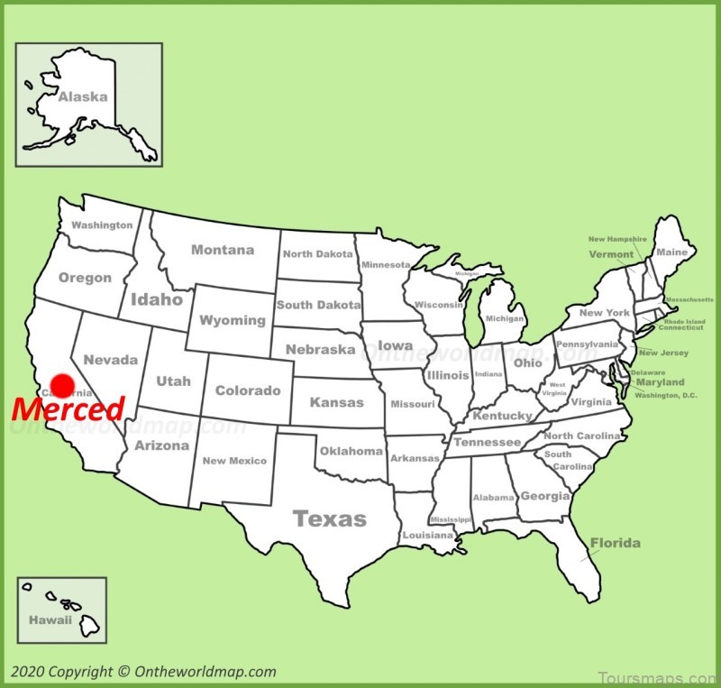 merced travel guide for tourist map of merced 9