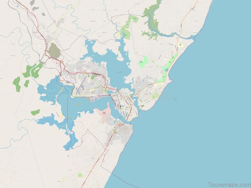 mombasa travel guide for tourist map of mombasa 4