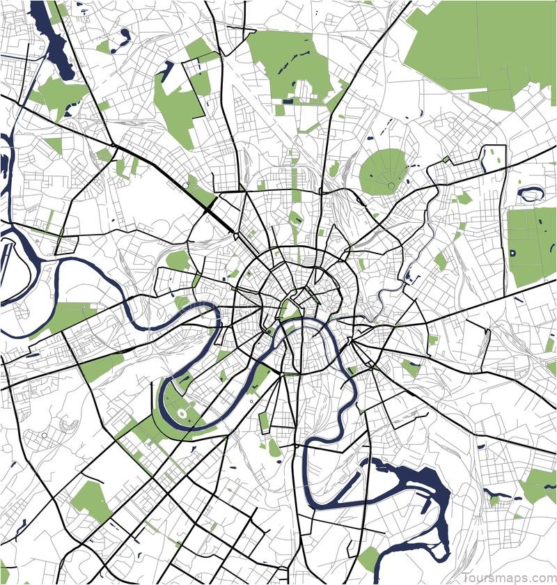 moscow travel guide for tourist map of moscow 2