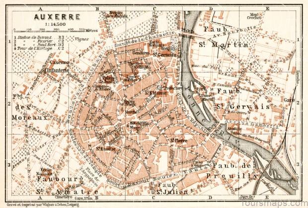 the definitive outdoor travel guide to auxerre map of auxerre 1