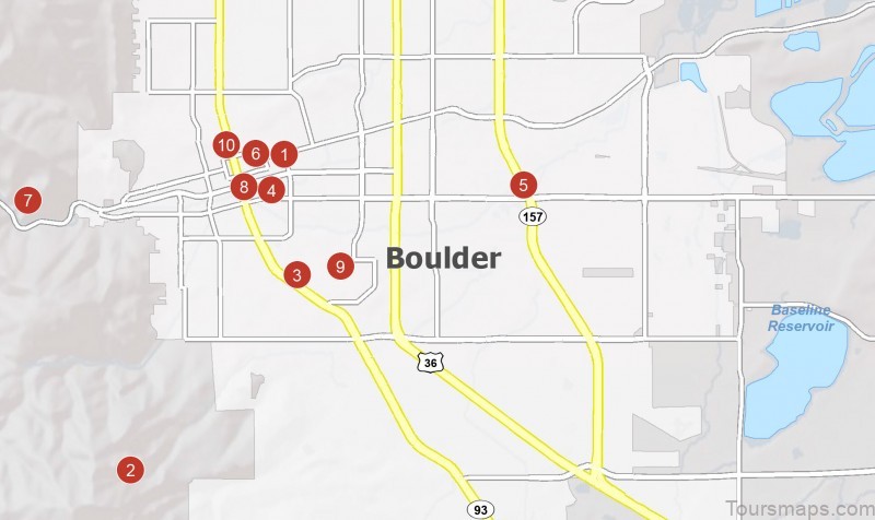 boulder travel guide tourist map of boulder 6