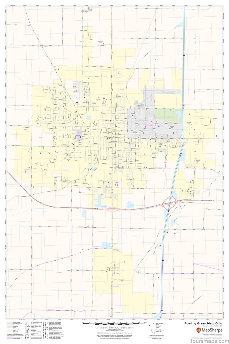 a bowling green travel guide for tourists map of bowling 4