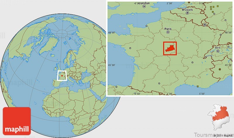 bourges travel guide for tourist map of bourges 5