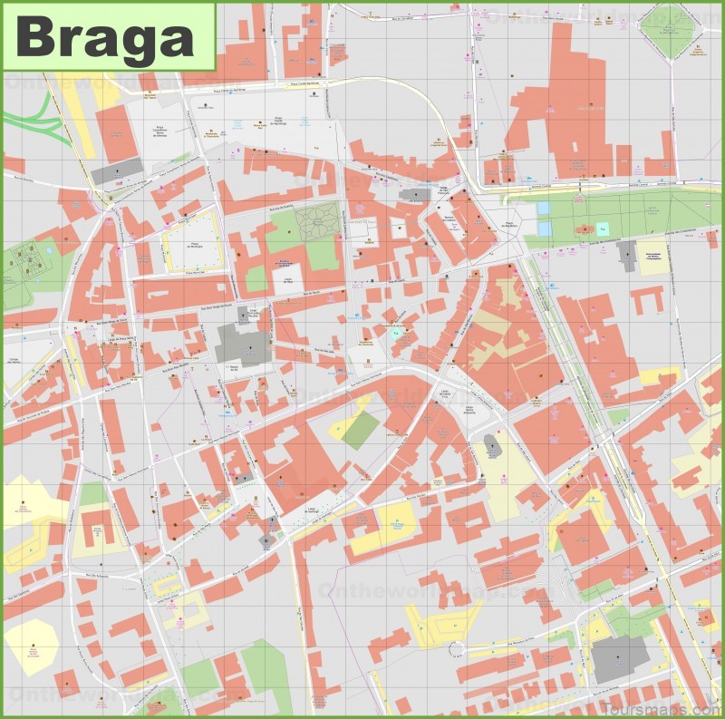 braga travel guide places to see and things to do in map of braga 2