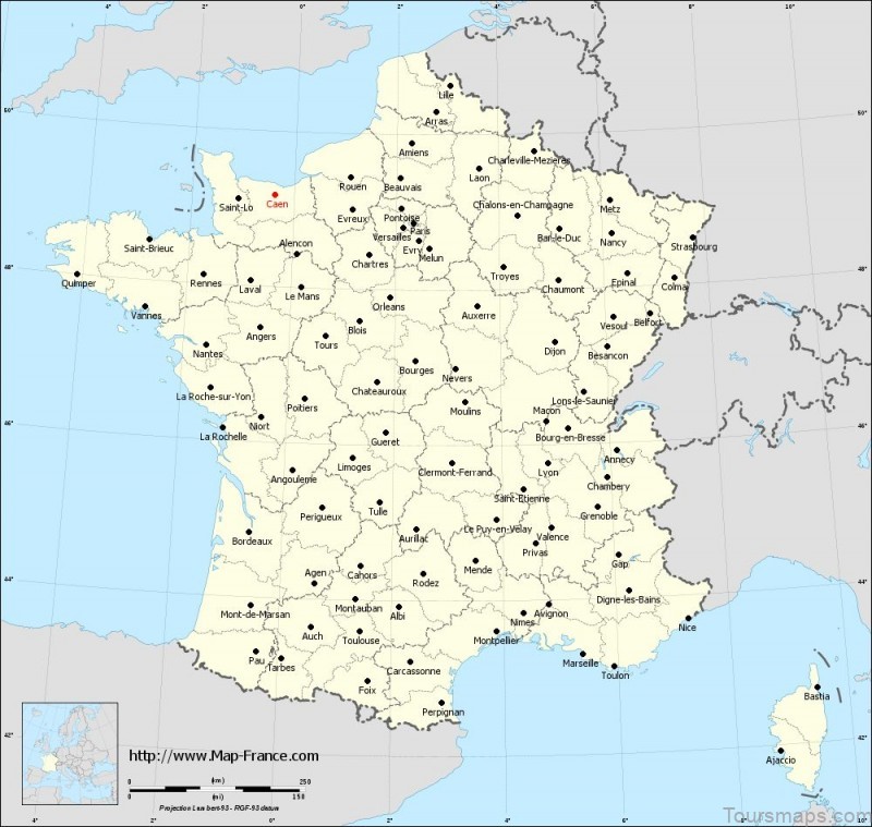caen travel guide for tourist map of caen 3