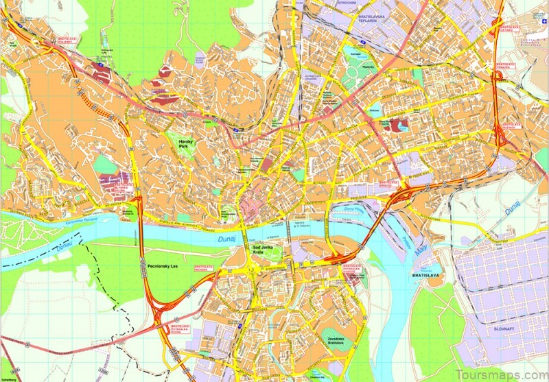 map of bratislava the perfect european wedding destination 2