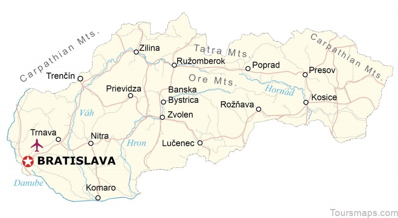 map of bratislava the perfect european wedding destination 6