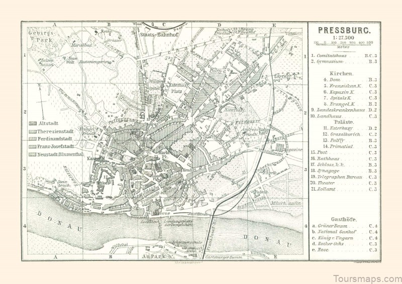 map of bratislava the perfect european wedding destination