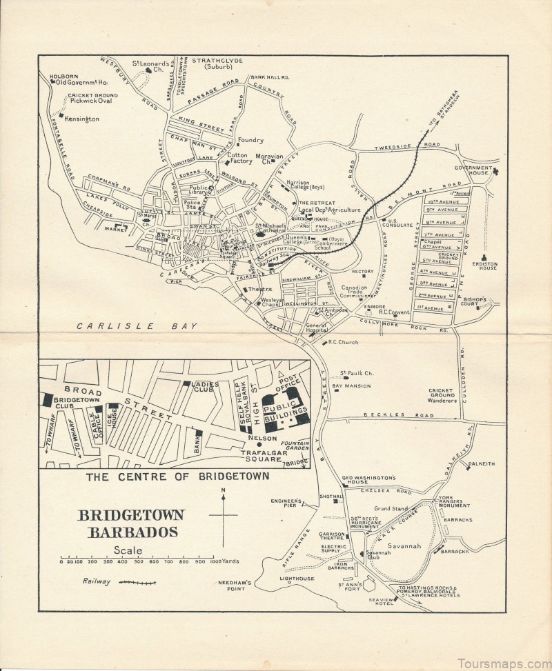 map of bridgetown a complete guide for budget travelers 7
