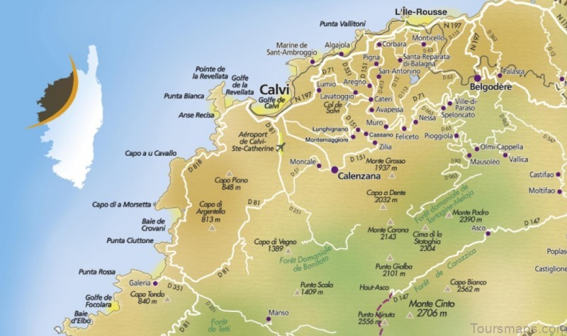 map of calvi the best hikes beaches and a day trip to corsica 4