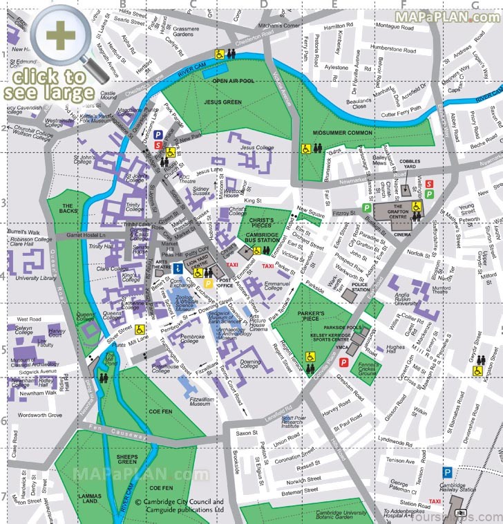 map of cambridge uk travel guide for tourists uk 3