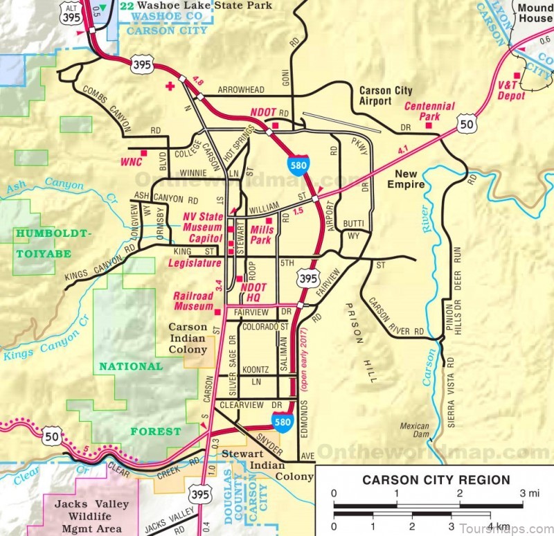a travel guide for tourists to enjoy carson city 4
