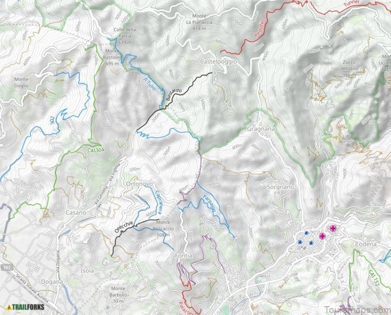 carrara travel guide for tourist map of carrara 4