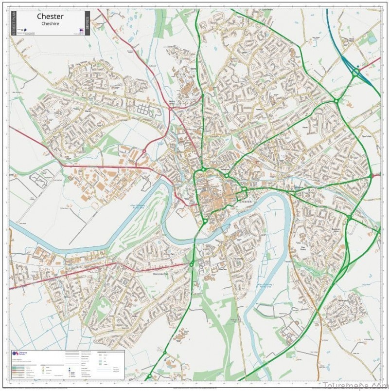 chester travel guide for tourist map of chester 5