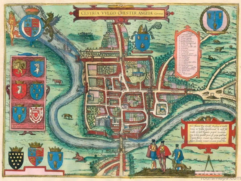chester travel guide for tourist map of chester 8