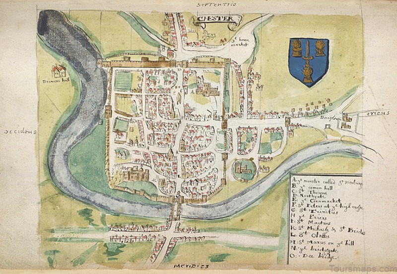 chester travel guide for tourist map of chester 9