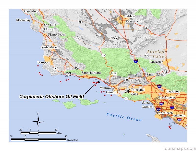 map of carpinteria a travel guide for tourists 3