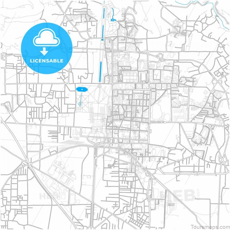 map of caserta travel guide for tourist 1