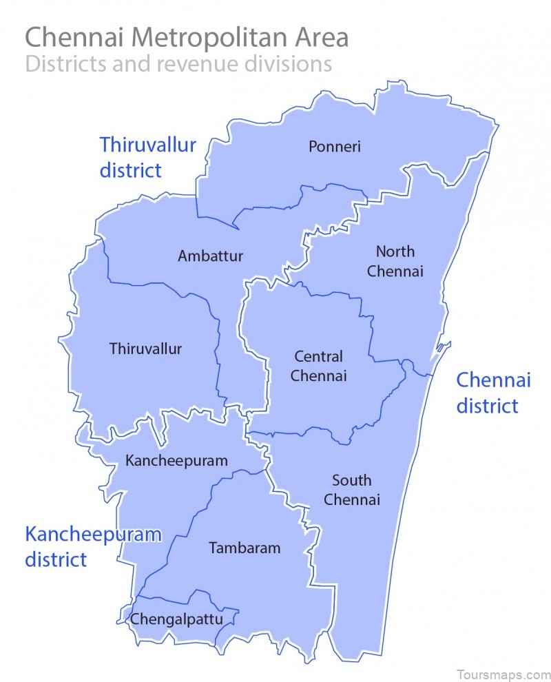 map of chennai travel guide for tourist a quick guide to the city 1