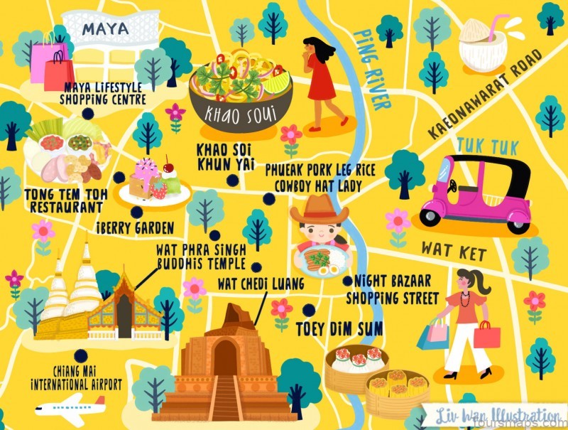 map of chiang mai guide for tourists 5