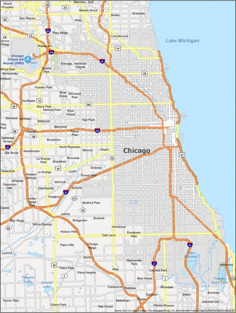 map of chicago your guide to visiting chicago 1