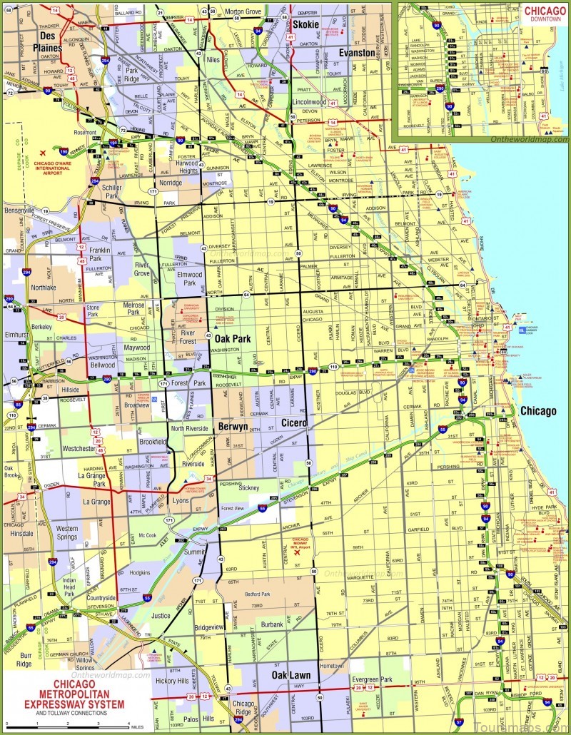 map of chicago your guide to visiting chicago 3