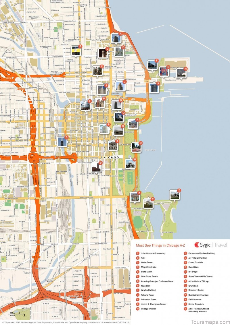 map of chicago your guide to visiting chicago 4