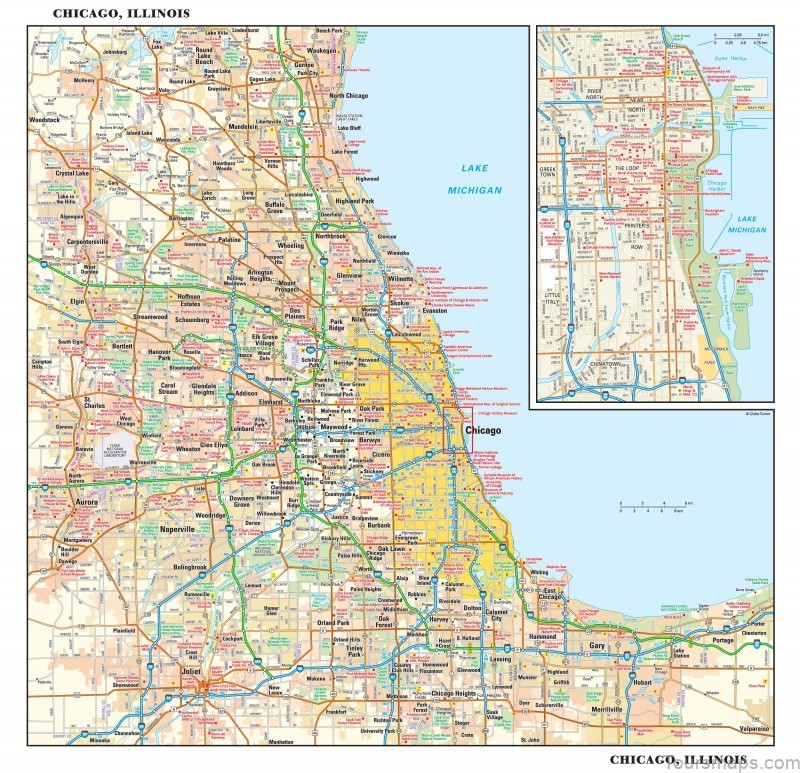 map of chicago your guide to visiting chicago