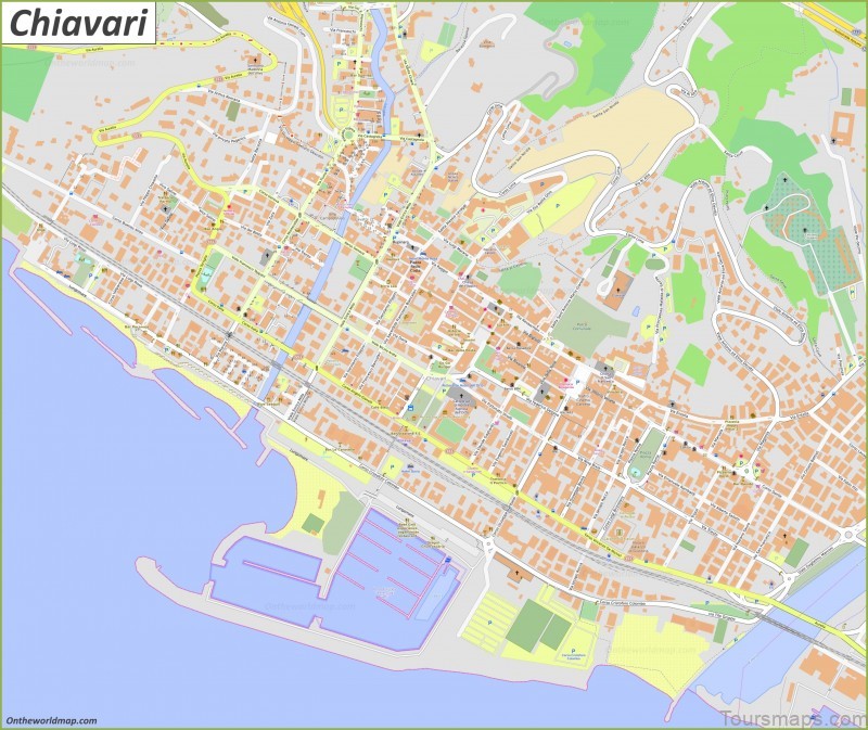 the chiavari travel guide map of chiavari italy 3