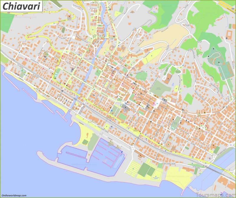 the chiavari travel guide map of chiavari italy 3