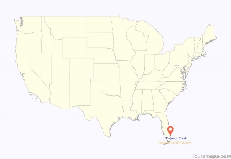 coconut creek travel guide for tourist map of coconut creek 5