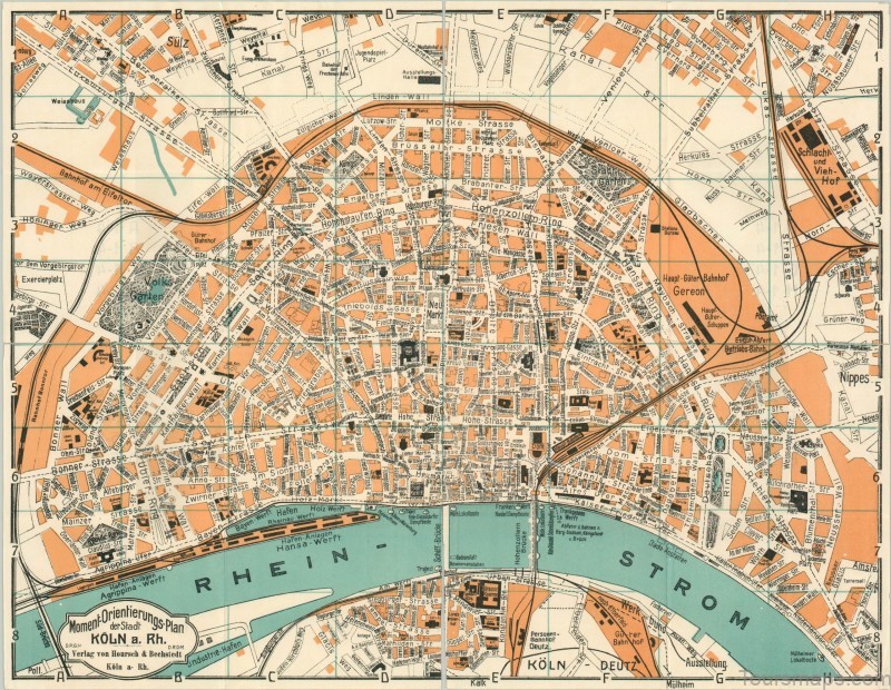 cologne travel guide for tourist map of cologne 9