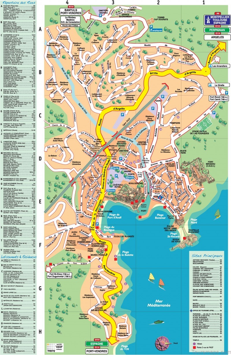 map of collioure travel guide for tourist the best tips and hints for visiting 3